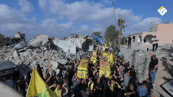 حزب الله وجمهور المقاومة يشي عون كوكبة من الشهداء في الضاحية الجنوبية والجنوب