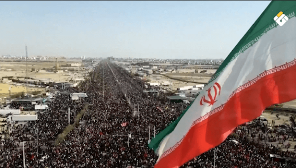 تقرير مصور ملايين المشيعين يود عون الإمام الشهيد في قم المقدسة بتشييع مهيب