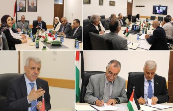 الوزير برهم ي وقع اتفاقية لتقديم منح لطلبة التخصصات الطبية في عدد من جامعات غزة الوزير برهم ي وقع اتفاقية لتقديم منح لطلبة التخصصات الطبية في عدد من جامعات غزة