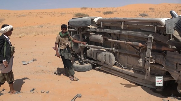 scenes of targeting saudi mobilizations east of al jawf