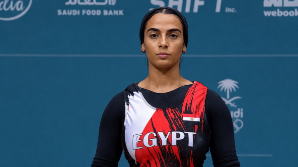 إغماء اللاعبة نورا عصام في تارانتو ماذا حدث لبطلة رفع الأثقال المصرية إغماء اللاعبة نورا عصام في تارانتو ماذا حدث لبطلة رفع الأثقال المصرية