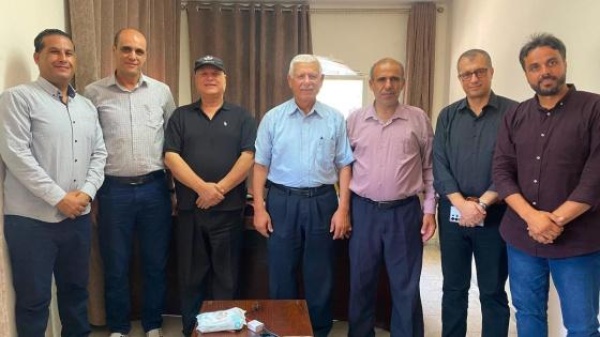 جامعة غزة تستقبل وفد ا من الأمانة العامة لنقابة الصحفيين الفلسطينيين جامعة غزة تستقبل وفد ا من الأمانة العامة لنقابة الصحفيين الفلسطينيين