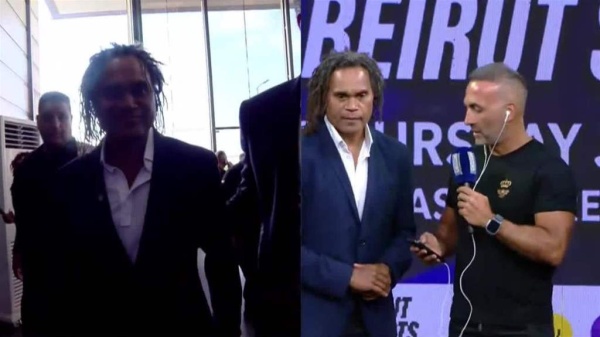 النجم الفرنسي كريستيان كاريمبو ضيف beirut sports festival النجم الفرنسي كريستيان كاريمبو ضيف beirut sports festival