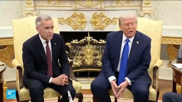 ترامب يصف تقارب الاتحاد الأوروبي مع كندا بـ العدائي ويهدد بوقف التجارة مع بروكسل ترامب يصف تقارب الاتحاد الأوروبي مع كندا بـ العدائي ويهدد بوقف التجارة مع بروكسل