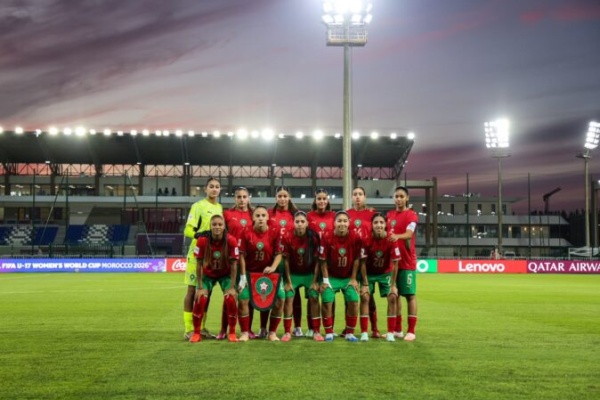 المنتخب الوطني النسوي لأقل من 17 سنة يتأهل إلى ثمن نهائي كأس العالم