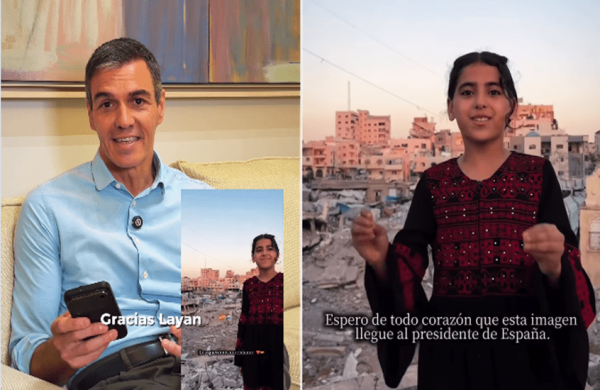رئيس وزراء إسبانيا يرد على طفلة فلسطينية برسالة مؤثرة فيديو