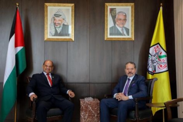 ياسر عباس يبحث مع سفير نيكاراغوا سبل تعزيز العلاقات الثنائية والتعاون المشترك