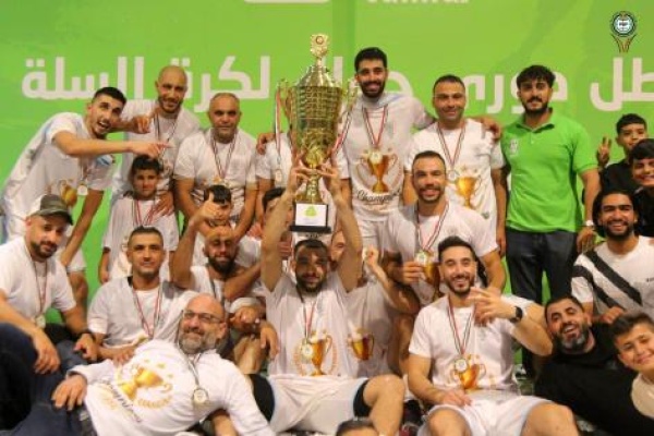 مركز قلنديا يتوج للمرة الثالثة بتاريخه بدوري جوال لأندية الدرجة الممتازة