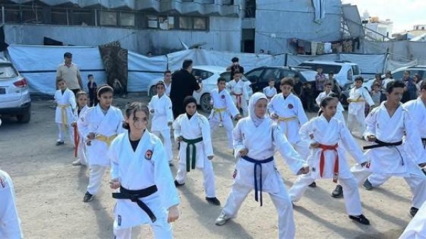 الكاراتيه تتحدى الدمار في غزة ألف لاعب جديد ورسالة إصرار على الحياة