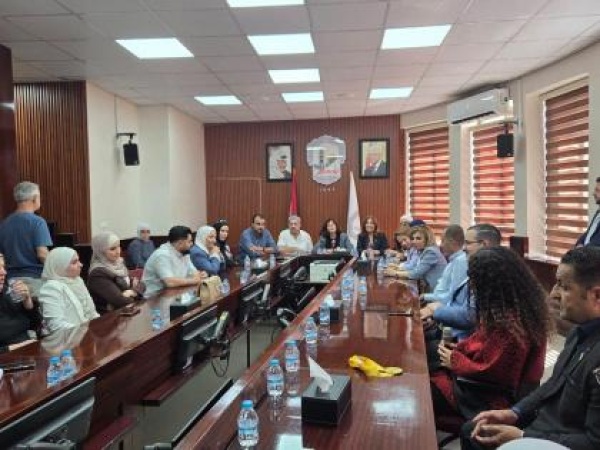 وزيرة شؤون المرأة تلتقي رئيسة بلدية نابلس وتشارك في تكريم اللاعبة مريم بشارات وزيرة شؤون المرأة تلتقي رئيسة بلدية نابلس وتشارك في تكريم اللاعبة مريم بشارات