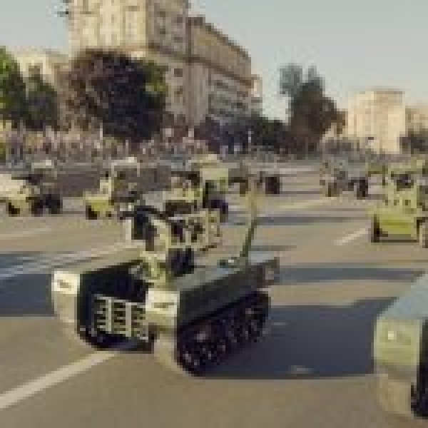 بلا جنود أو دبابات أوكرانيا تكسر التقليد بأول عرض عسكري للروبوتات