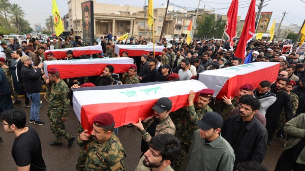 عدد من الشهداء والجرحى في الضربات الأميركية السعودية على العراق الحشد الشعبي