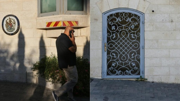 إغلاق القنصلية البريطانية في القدس الشرقية مع السماح لبعض الدبلوماسيين بالبقاء إغلاق القنصلية البريطانية في القدس الشرقية مع السماح لبعض الدبلوماسيين بالبقاء