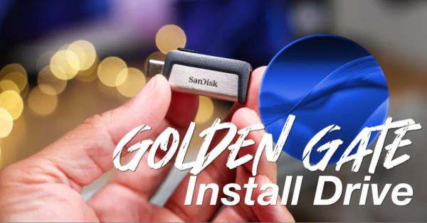 كيفية إنشاء محرك تثبيت macos golden gate usb فيديو
