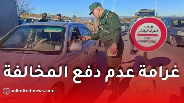 غرامة عدم دفع المخالفة في الجزائر الدرك الوطني يوضح آجال استرجاع رخصة السياقة غرامة عدم دفع المخالفة في الجزائر الدرك الوطني يوضح آجال استرجاع رخصة السياقة