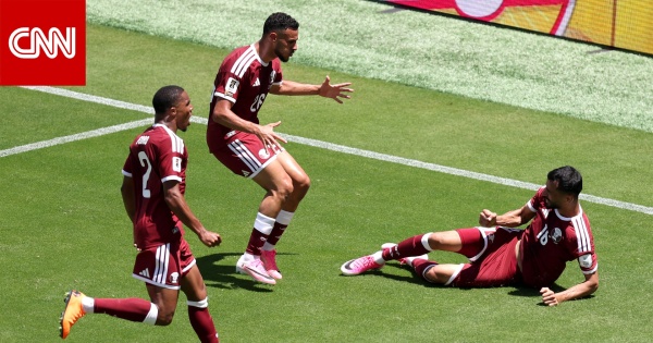 قطر ترفض الهزيمة من سويسرا في الوقت القاتل وتحقق أول نقطة لها بكأس العالم