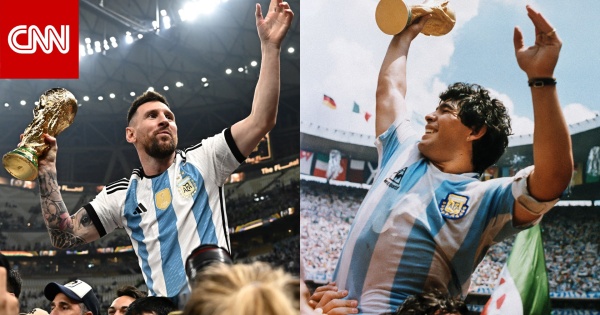 قبل مواجهة الأرجنتين وإسبانيا مقارنة بين أرقام ميسي ومارادونا في كأس العالم