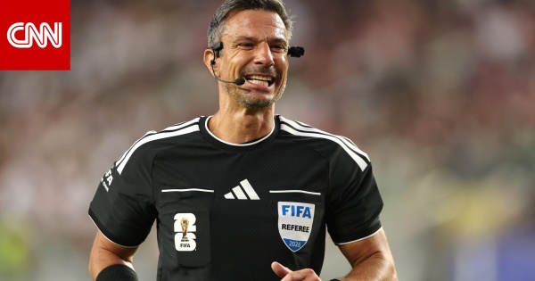 كان وجهه خير ا على السعودية وطرد كامافينغا من هو حكم نهائي كأس العالم 2026