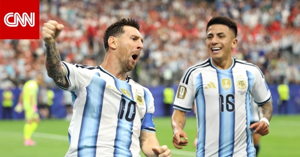 الأرجنتين تبلغ دور الـ32 في ليلة تصدر ميسي لهدافي كأس العالم تاريخي ا الأرجنتين تبلغ دور الـ32 في ليلة تصدر ميسي لهدافي كأس العالم تاريخي ا