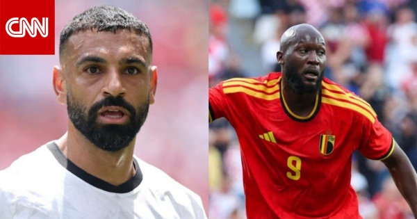 تصرف لافت من لوكاكو تجاه محمد صلاح بعد مباراة بلجيكا ومصر
