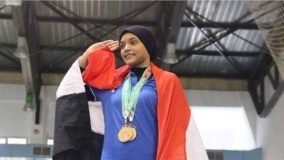 egyptian weightlifter neama saeed wins 2nd gold medal at the mediterranean games