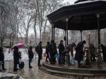 bombed not beaten ukraine s capital flips to survival mode
