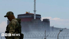 zaporizhzhia russian strikes cause damage at nuclear plant