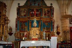 how a village of 7 residents mobilized hundreds to restore altarpiece of its small church