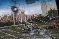 ukraine says russia strikes at donetsk sites