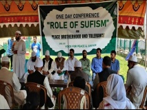 sufi conference held in kashmir lays emphasis on peace and brotherhood