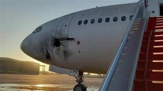 تعرض مدرج بمطار بغداد وطائرتين لأضرار جراء قصف