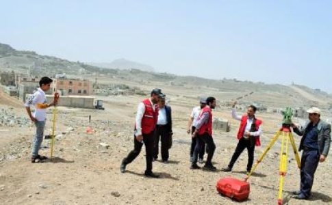 الرفع المساحي والاسقاط للأرضية مدرسة أرض الجنتين مديرية سنحان محافظة صنعاء. 