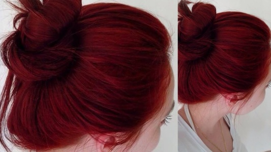 طريقة صبغ الشعر باللون الأحمر الجرئ في البيت بمكونات غير مكلفة وباللون طبيعي وجذاب