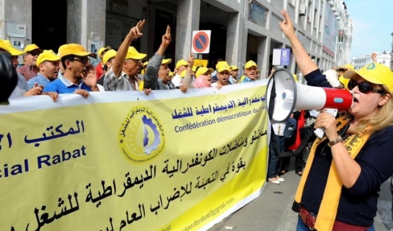 تجمعات احتجاجية أمام مقرات الـ CDT..تجميد الحوار الاجتماعي وارتفاع الأسعار