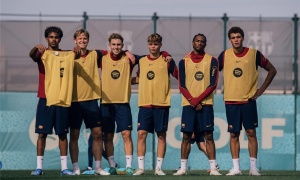 قائمة برشلونة أمام ديبورتيفو ألافيس في الدوري الإسباني.. موقف حمزة عبد الكريم