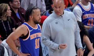 Knicks’ Jalen Brunson downplays yelling spat with his dad