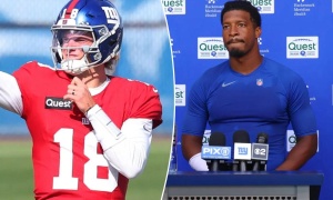 Jameis Winston embracing mentor role as Giants turn to J.J. McCarthy