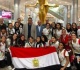 بالورود والطبل البلدى استقبال حافل لبعثة منتخب ناشئات اليد صور وفيديو