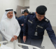 وكيل الداخلية يطمئن على رجل الأمن المصاب أثناء أداء واجبه