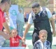 الجارحي عضو التحالف الوطني ت وزع 300 تيشرت لمنتخب مصر على الأطفال بمراكز الشباب بالجيزة صور