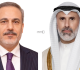 وزير الخارجية يبحث مع نظيره التركي تطورات الأحداث في المنطقة