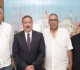 محافظ بورسعيد يلتقي نائبي رئيسي المصري وقطاع الناشئين لبحث دعم النادي