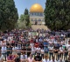 رغم تضييقات الاحتلال والاجواء الماطرة عشرات الآلاف يؤدون الجمعة وصلاة الغائب في المسجد الأقصى
