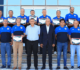 رئيس الجامعة يسلم شهائد الـcaf pro لخريجي الدورة الأولى من المدربين