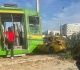 المركز العمراني الشمالي تاكسي تصطدم بميترو دون تسجيل اصابات