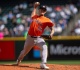astros place hunter brown on injured list with shoulder strain