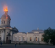 ukrainian attack destroys russian church dome video