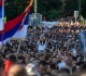 anti government protesters erect barricades in belgrade videos