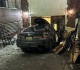 driver intentionally rams car into synagogue in new york video