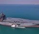 us strikes iranian drone carrier video